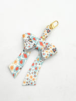 Fall Leopard Leather Bow Purse Bag Charm
