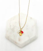 Chiefs Gemstone Charm Necklace
