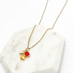 Chiefs Gemstone Charm Necklace