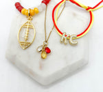Chiefs Gemstone Charm Necklace