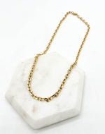 Gold Stainless Steel Thin Necklace Pendant Option