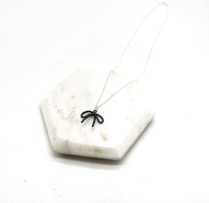 Back Loopy Bow Necklace