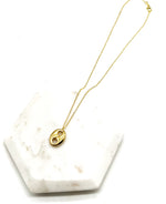 Gold Or Silver Nugget Necklace