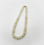 Ivory Beaded Necklace with Removable Pendant Option