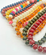 Multi-Color Beaded Necklace with Removable Pendant Option
