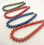 Camel Brown Beaded Necklace with Removable Pendant Option