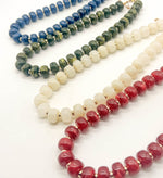 Ivory Beaded Necklace with Removable Pendant Option
