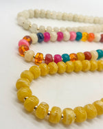 Multi-Color Beaded Necklace with Removable Pendant Option