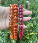 Burgundy Beaded Necklace with Removable Pendant Option