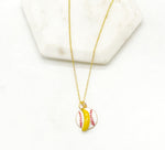 Savannah Banana Baseball Necklace