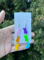 Peep Acrylic Earrings