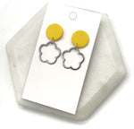 Yellow Mini Blossom Earrings