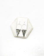 Cleo Spotted Acrylic Earrings