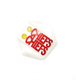 KC Chiefs Acrylic Statement Earrings