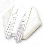 Silver Farrah Fringe Earrings