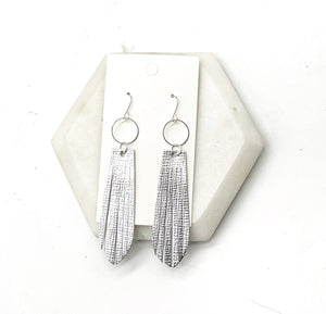 Silver Farrah Fringe Earrings