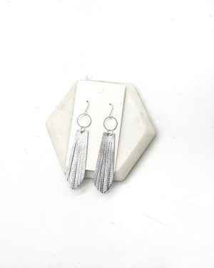 Silver Farrah Fringe Earrings
