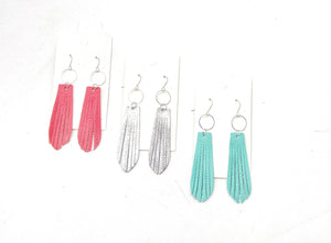Silver Farrah Fringe Earrings