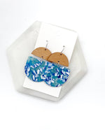 Blue Lagoon Acrylic and Wood Deco Drops