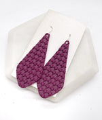 Mulberry Embossed The Em Leather Earrings
