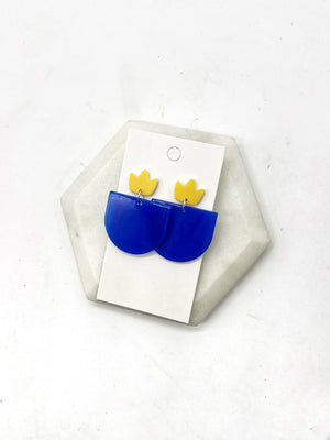 Royals Crown Acrylic Earrings
