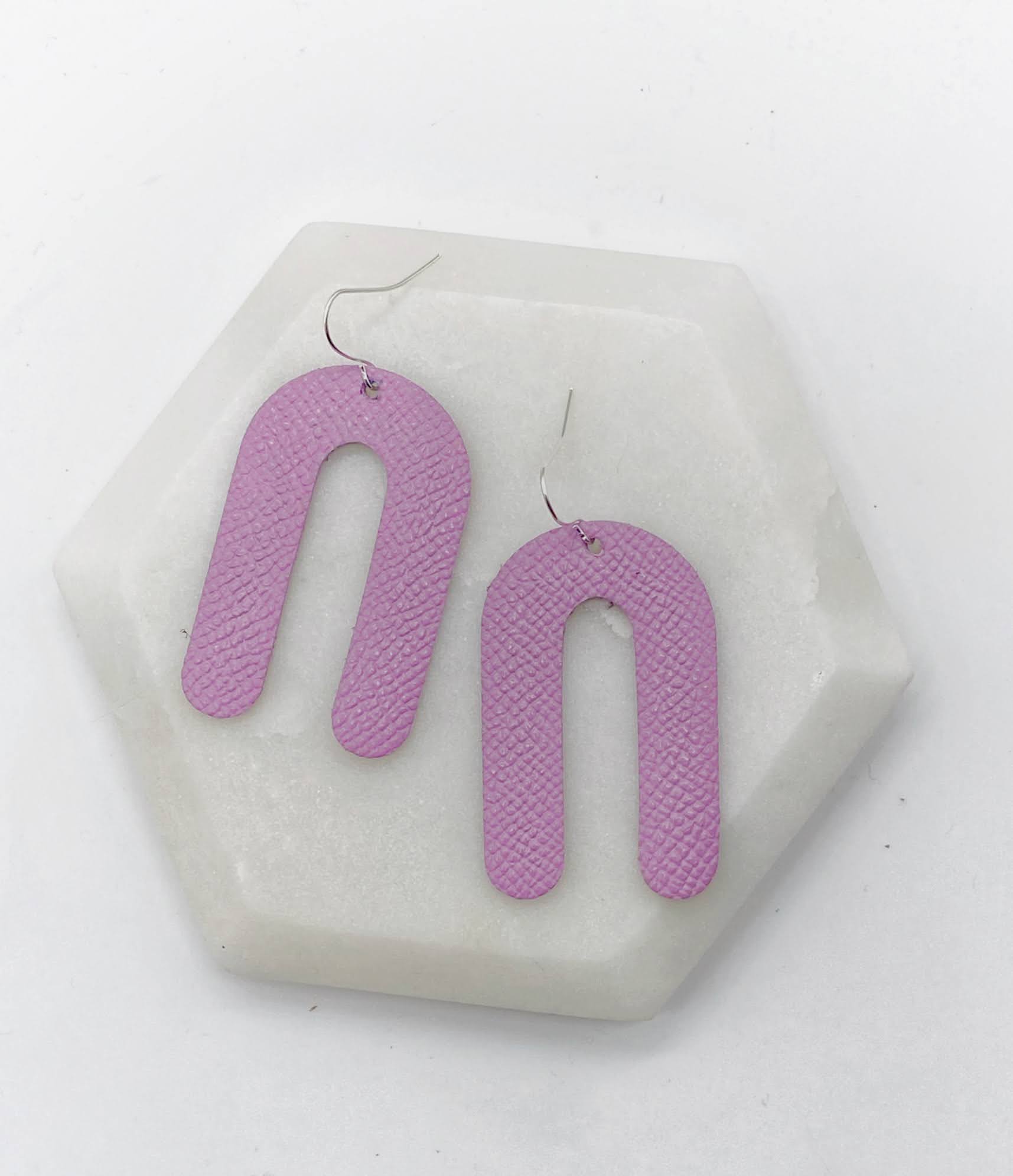 Lilac Rounded Arch Earrings