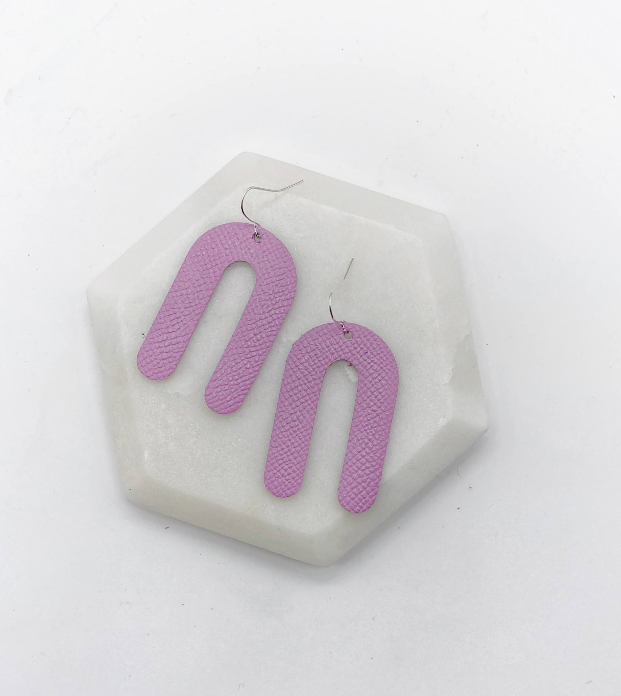 Lilac Rounded Arch Earrings