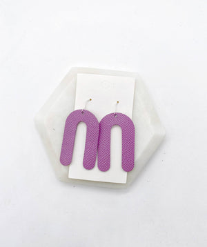 Lilac Rounded Arch Earrings
