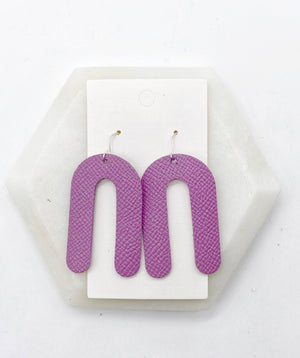 Lilac Rounded Arch Earrings