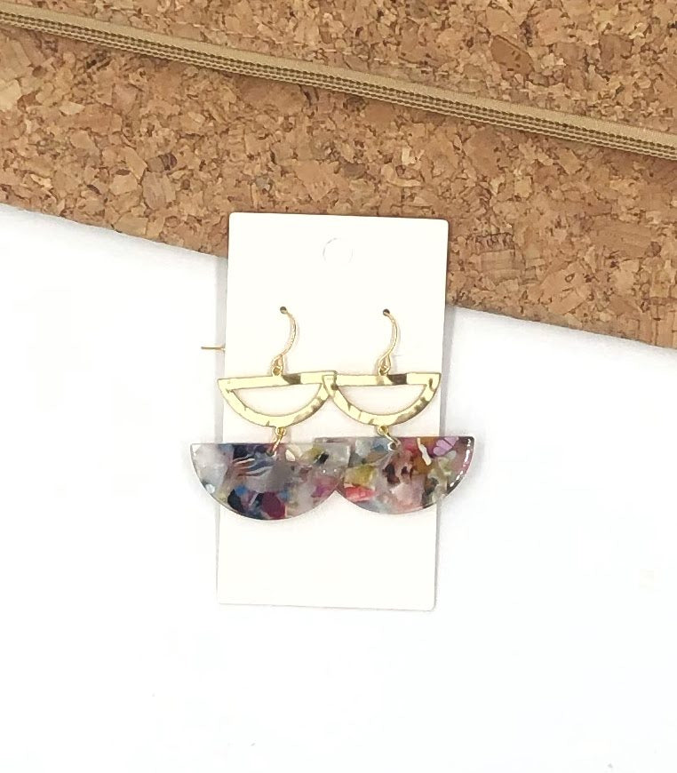 Multi-Color Luna Earrings