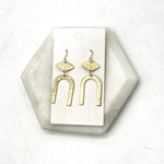 Gold Joan Brass Earrings