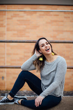Yellow Teardrop Tassel Earrings