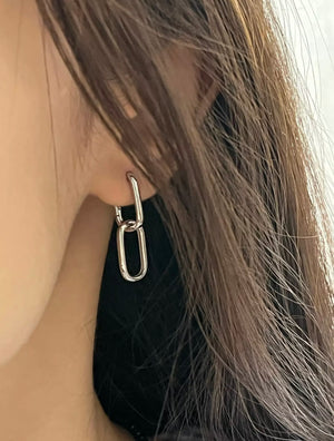 Gold Double Huggie Hoop Earrings