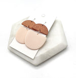 Peach Deco Earrings