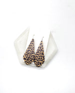 Cheetah The Em Cork Bonded to Leather Earrings