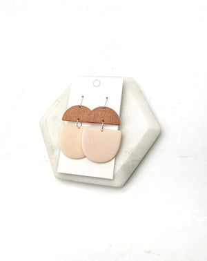 Peach Deco Earrings