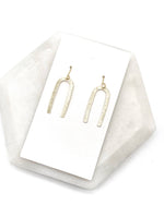 Minimalist Gold Arch Earrings