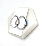 Silver Emma Metal Earrings