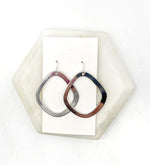 Silver Emma Metal Earrings
