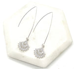 Gatsby CZ Dangle Earrings