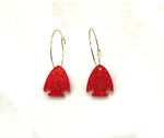 Arrowhead KC Chiefs Hoop Earrings