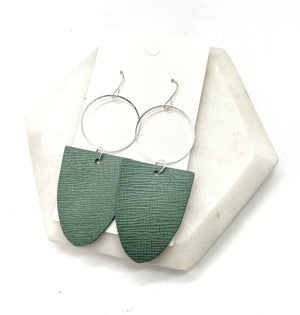 Evergreen Adele Leather Earrings