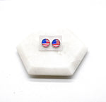 American Flag Stud Earrings