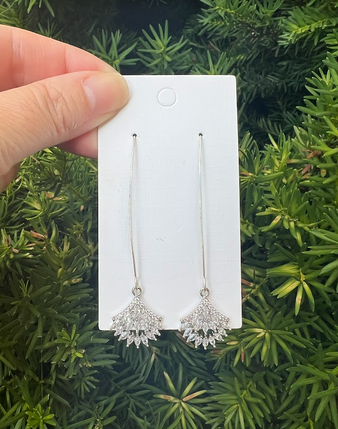 Gatsby CZ Dangle Earrings