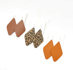 Tawny Brown Leather Diamond