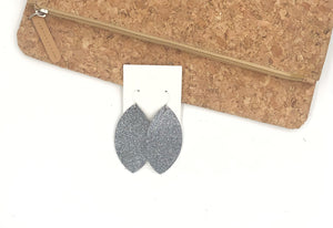 Gunmetal Glitter Marquis