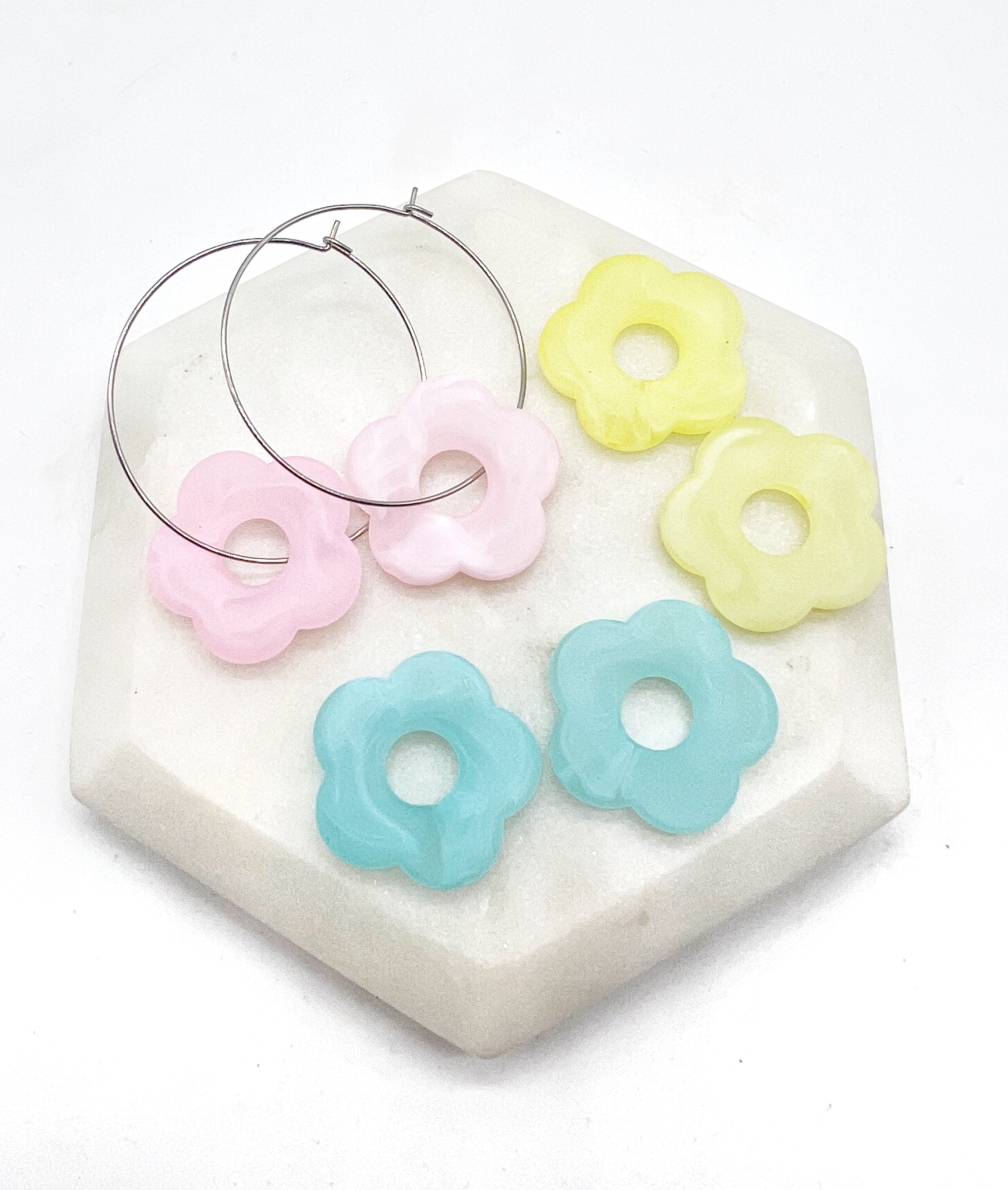 Pastel Blossom Interchangeable Hoop Set