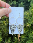 Cleo Spotted Acrylic Earrings